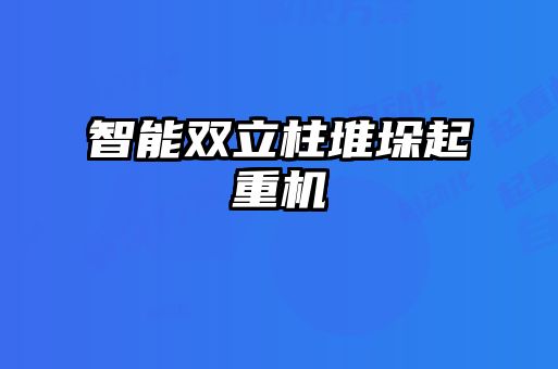 智能雙立柱堆垛起重機