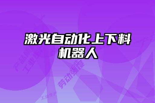 激光自動化上下料機器人