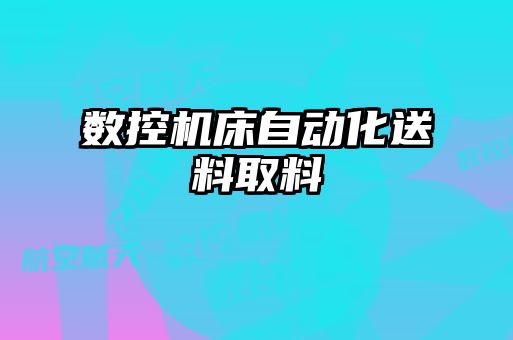 數(shù)控機床自動化送料取料