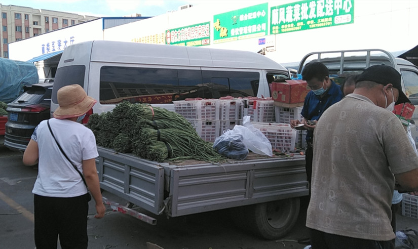 圖為：北園春蔬菜市場(chǎng)菜農(nóng)批發(fā)蔬菜_副本.jpg